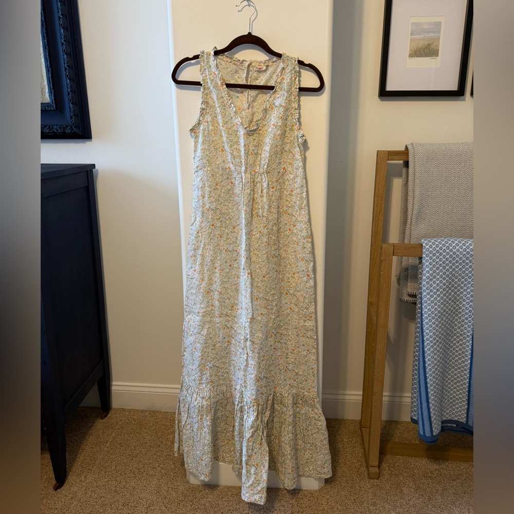 Faherty Multicolor Floral Maxi Dress